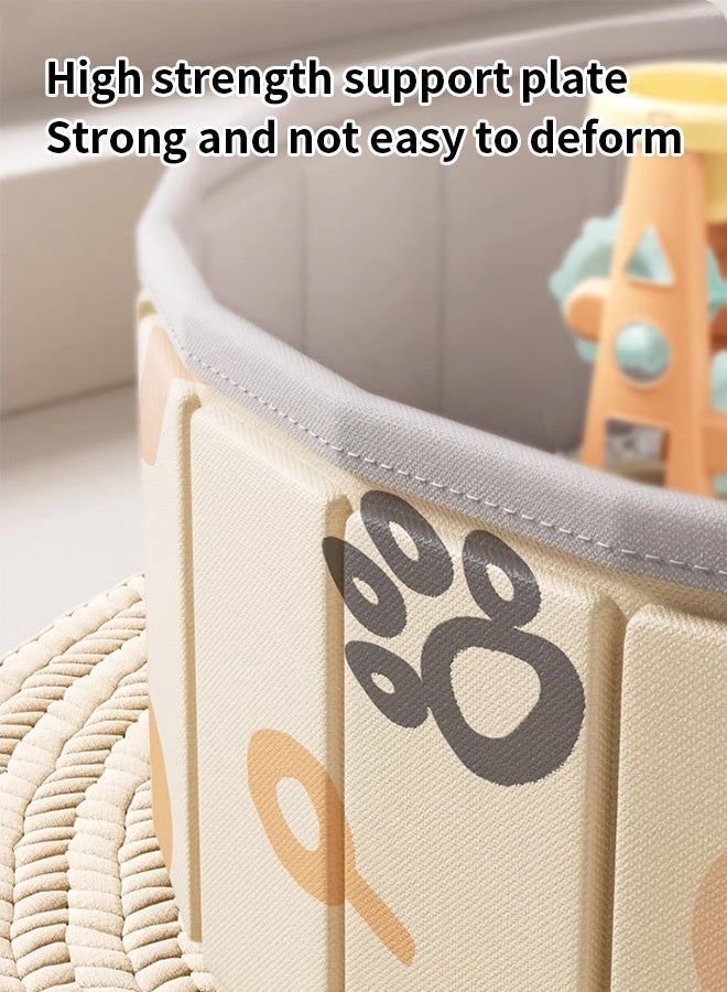 Children's toy sand pool home folding fence indoor play sand digging tool - Image 5